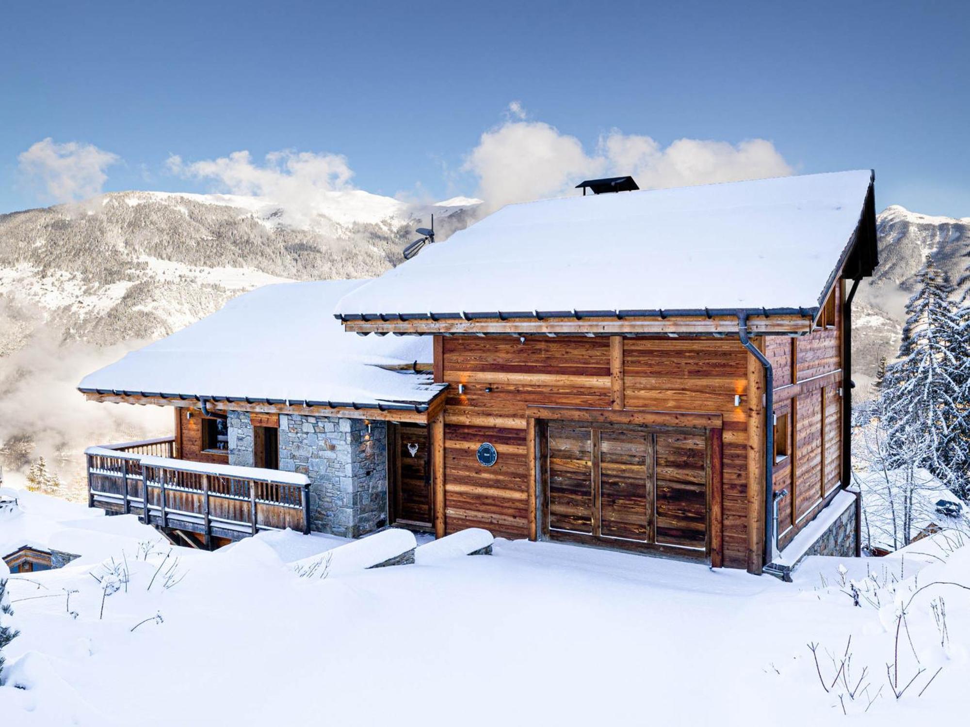 Chalet D'Exception Avec Sauna Et Cheminee - 12 Pers, 6 Pieces - Fr-1-575-32 Villa Courchevel Dış mekan fotoğraf